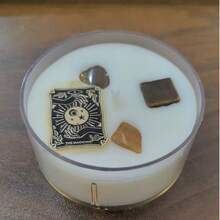1pc Square Alloy Tarot Divination Aromatherapy Candle, Create An Atmosphere, Suitable For Home Decoration, Room Decoration, Destiny, Fortune Telling, Bedroom, Bathroom, Living Room, Give Friends Gifts - Multicolor - View 15