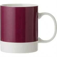 Tazas de porcelana 375 ml, porcelana, azul 2150, 3.3x 3.3x 4. pulgadas, 101032150 - Berenjena 229 - Ver 2