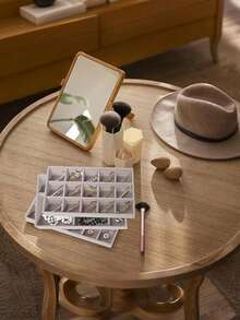 9/1 Stück Samt Schmuckablage Set, Schmuckablage, stapelbare Schmuckschubladen, Mini Schmuckkasten, Schmuckaufbewahrung Ablage, geeignet für Damen zur Schulanfang, stapelbare Samt Schmuckablagen, vollständige Samt Schublade Schmuckaufbewahrung Ablage