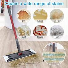 Mop Pads Compatible With O - Cedar H2prO Flat Mop System, 3 Pack Microfiber Mop Heads Replacements Ocedar Flat Mop, Washable And Reusable Mop Pad Refills,  On Hard Floors - 平板拖把墊-3個裝 - 查看 6
