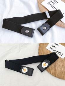 2/3 Stücke Unisex unsichtbare elastische Gürtel für Jeans, verstellbares schnallenfreies Design, strapazierfähiger Stretchstoff, geeignet für Lässig- & Businesskleidung, Standardgröße passend zu Kleidern, perfekter Reisegürtel