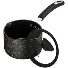 Cacerola y olla All-In-One Stone Earth de Ozeri, con revestimiento de fabricación alemana 100% libre de APEO, GenX, PFBS, PFOS, PFOA, NMP y NEP(1.5 Litros Obsidiana Gold) - Tipo 1 - Ver 2