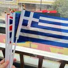 10pcs/Set 14x21cm Hand Held Flags Of 10 European Countries - Multicolor - View 4