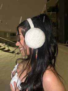 1 Stück Multi-Farben Winter Ohrenschutz, faltbar, Ohrenschützer aus Plüsch, warm, frostschutz, verdickt, Damen Winter Accessoire - Verschiedenfarbig - Übersicht 14