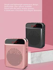 A Headworn Microphone Loudspeaker Voice Amplifier Recorder Mic Speaker Audio Mini Wired Microphone For Teachers Tour