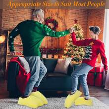 Fluffy Duck Slippers For Winter, Cute Cartoon Design - 6.5-8.5 - View 2