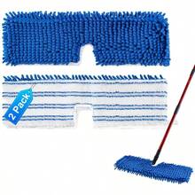 Mop Heads Replacements O - Cedar Hardwood Floor 'N More Microfiber Flip Mop, 2 Pack Dust Mop Heads Ocedar Flip Mop, Reusable Refill Double - Sided Mop O Cedar Mop - 最初的 - 查看 1