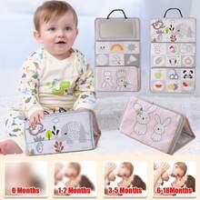 Soft Cloth Book For Babies, Enhancing Baby's Cognitive Ability, Colorful Cloth Book - Captivating Visual And Auditory Training With Cartoon Animal Tails, Soft Polyester, Children's Learning Toy, Durable Anti-Tear Waterproof Early Education Cloth Book, Stimulating Baby's Tactile And Visual Cognition, Suitable As Christmas, Birthday And Other Holiday Gifts!