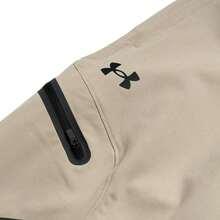 Under Armour Men's UA Unstoppable Cargo Pant-BRN, Loose & Comfortable With Hidden Elastic Waistband, Drawstring, Zip Pockets, Straight Leg Casual Cargo Pants - Khaki - View 5