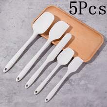 Silicone Kitchen Utensil Set - Nordic Macaron Color Cooking Tools | Spatula, Scraper, Pastry Brush, Icing Smoother | Heat-Resistant Rubber Baking & Cooking Accessories | Holiday Themed, Non-Electric Kitchen Gadgets - Multicolor - View 19