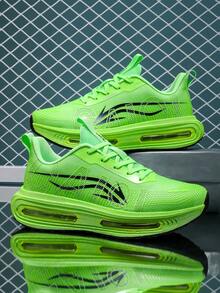 Unisex Fashion Sneakers - Low-Top All-Terrain Grip, Shock-Absorbing & Durable Outsole, Cushioned, White/Orange/Black/Green Athletic Shoes Suitable For Outdoor, Gym, Hiking And Daily Wear