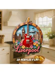 1pc 2D City Landscape Refrigerator Magnet - Suitable As Holiday Gift For Friends, Multiple Acrylic And Rubber Soft Magnets Fit For Metal Doors, Fridges, Storage Cabinets - Creative Home Decor Gift For Travel Lovers, New Year, Graduation, Anniversary, Christmas, Thanksgiving - Multicolor - View 3
