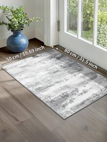 1pc Grey Rugs,Modern Minimalist Style,Runner Rug,850g/M² Washable And Machine Washable,Home Decor, Living Room,Kitchens,Passage, Bedroom, Dining Room, Office, All Seasons