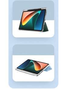 TenYide 多种颜色可选，兼容 iPad 第十代 10.9 英寸（2022 年款）/ iPad (A16) 第十一代 11 英寸（2025 年款）/ iPad Air 第四/五代/ iPad Pro 2020/2021/2022/2024/ MatePad 系列/荣耀平板系列/联想平板系列/三星平板系列/小米平板系列。纤薄时尚透明 iPad 保护套，带笔槽，多角度折叠 Y 型支架。 - 彩色 - 查看 1