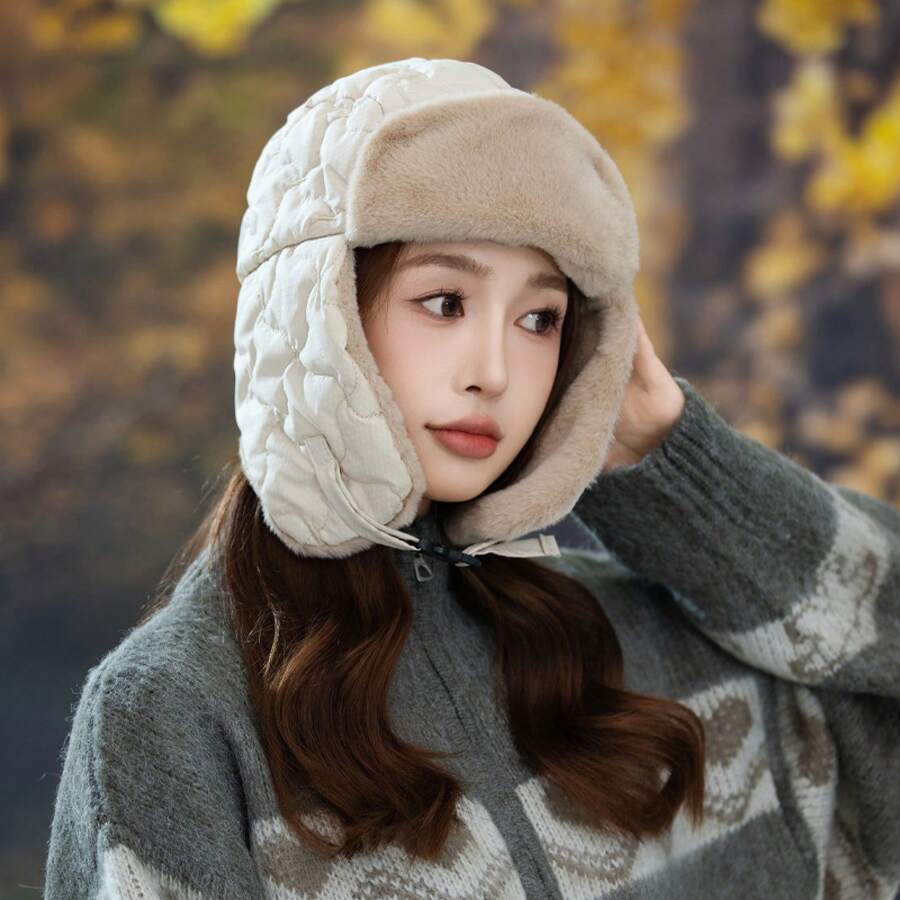 Women Beanie Hat - MM2447咖啡 - 查看 1