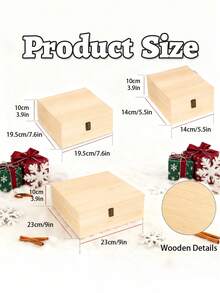 1pc Customized Christmas Names With Monogram Letter - Personalized Christmas Eve Box,Christmas Eve Box With Custom Name,Christmas Eve Box With "Merry Christmas" Prints,Christmas Wooden Gift Box,Children'S, Family Keepsake Gifts,Personalized Gifts,Customized Christmas Gifts,Christmas,Custom Christmas Ornaments - Multicolor - View 9