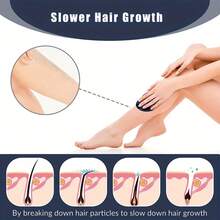 Dụng cụ tẩy lông tái sử dụng dành cho cả nam và nữ, tẩy lông không đau, dụng cụ tẩy lông vùng lưng, tay, chân, tẩy tế bào chết toàn thân, thiết kế nhỏ gọn, dễ sử dụng, chất lượng cao, bền chắc, dụng cụ chăm sóc tóc, dụng cụ tẩy tế bào chết, sản phẩm chăm sóc sắc đẹp dành cho nữ. - Nhiều màu - Xem 5