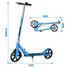 Kick Scooters, Foot Scooters - Royal Blue - View 6