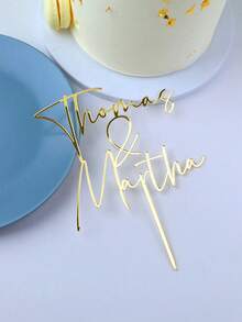 Personalized Wedding Cake Topper Custom Name Couple Engagement Cake Topper For Wedding Rustic Wedding Mr And Mrs Anniversary Cake Topper