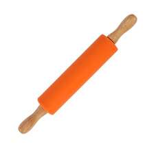 1 件 - 擀面杖（颜色随机），硅胶擀面杖，披萨面团滚筒，带不粘木柄 - 彩色 - 查看 19