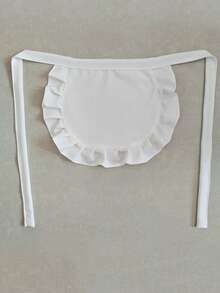 1/2pcs Maid Apron Costume, Waitress/Server Uniform, Cute Princess Style Apron, Chinese Chef Apron - Multicolor - View 7