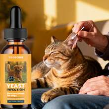 宠物用品，宠物耳部清洁护理滴剂，适用于猫狗，针对耳部及周围污垢，采用温和不刺激的配方，是呵护宠物健康的必备品。