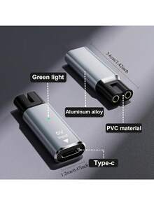 USB-C PD 快速充电电源适配器，带 USB-C 转换器 - 兼容飞利浦电动剃须刀和 USB-C 设备。便携式设计，适合旅行和移动电源使用。兼容 USB-C 设备，高品质结构，时尚设计。适用于剃须刀盒和旅行剃须刀盒等美容配件。