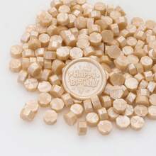 100pcs/Pack Metal Wax Seal Beads, Octagonal, For Envelope Seals, Wedding Invitations, Gift Packaging - Multicolor - View 38