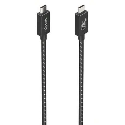  KABEL USB4 AISENS GEN3X2 40G 8K60HZ 5A 48V 240W E-MARK C/M-C/M 1.0M