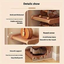 LOVEWE 7/8-Tier Bamboo Shoe Rack (Natural Bamboo, Space-Saving Narrow Design), Easy To Assemble For Dormitories/Entrances/Apartments