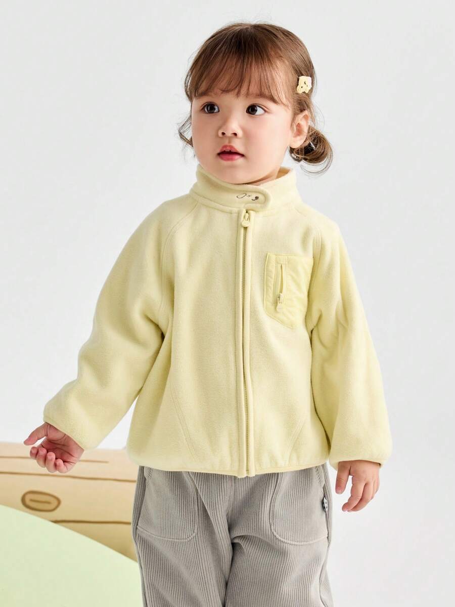Balabala Chaqueta interior para niña pequeña, suave y cálida, otoño ...