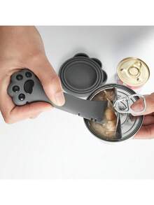 PETSIN High Quality Pet Silicone Can Lid & Multi-Function Feeding Spoon Set – Universal Fit, Leak-Proof, Easy To Clean, Odor-Resistant, And Includes Can Opener Feature - Multicolor - View 12