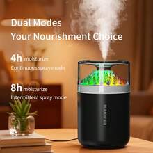 1 Peça + Mini Umidificador + Alimentado por USB + Umidificador de Ar com Luz Colorida, Adequado para Carro, Mesa de Escritório, Quarto, Ótimo Presente