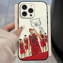 Anime S-Slam D-Dunk-s Phone Case Shockproof Case Covercompatible with  17 11 13 15 14 16 Pro Max 12 Mini 7 8 Plus XR X XS Matte Funda Phon,Covercompatible with  17 Hülle, 17 pro Hülle, 17 promax Hülle