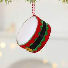 Rote und grüne Elfen-Snare-Drum