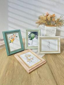 1/2个复古金色画廊相框，情侣相框，多功能展示相框，适用于墙面和桌面，适合风景、花卉、人像和建筑照片 - 客厅和卧室的理想之选 - 彩色 - 查看 3