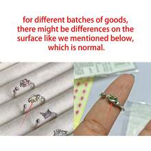 Sanrio Sanrios Hello Kittys Kawaii Kuromis My Melodys Cinnamorolls Ring Cartoon Anime Opening Adjustable Ring Crystal Ring Accessories Fashion Gift