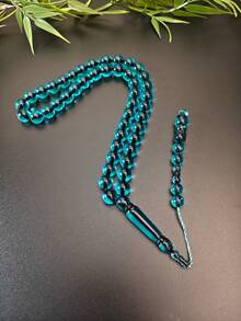 1 pieza Nuevas cuentas de oración de Navidad y Ramadán, 45 piezas de rosario de pulsera de resina, regalo de vacaciones de Oriente Medio, Ramadán, Navidad