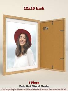 XXBANZHUAN 复古做旧经典风格画廊风格相框 | 12x16/8x10/8x8/5x7 英寸 | 升级弹簧夹 | 6 种天然木纹图案（浅灰色/深灰色/红棕色/黑色/浅木色/风化白色）| 非常适合客厅/卧室/书房/办公室装饰