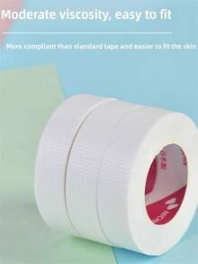 10卷日式睫毛嫁接胶带，卸妆胶带，睫毛嫁接固定胶带，透气穿孔眼贴 - 白色 - 查看 8