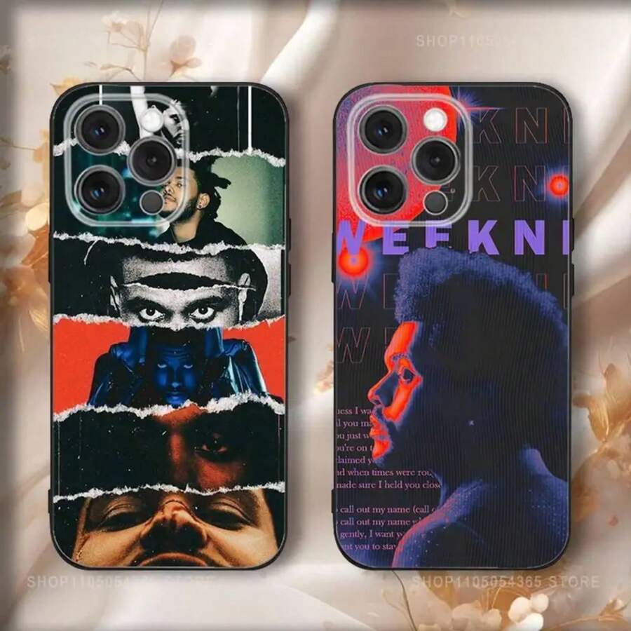 Hot Singer T-The Weeknds Phone Case For IPhone 17,16,15,14,13,12,11,Pro,Max,Plus,Air,X,XS,XR,SE,8,7,Mini,Soft Black Funda - Z1 - View 1
