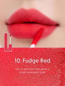 Rom&nd Romand BLUR FUDGE TINT 10 FUDGE RED, Romand Lipstick, Lip Tint, Matte Lip Gloss, Lightweight Creamy Texture, Easy To Apply, Long-Lasting Color, High Pigmentation, Non-Drying, Velvety Smooth, Matte Finish, Blendable, Korean Makeup, Korean Cosmetics, Gift Set, 5.0g/0.18oz - 10 FUDGE RED - 查看 10