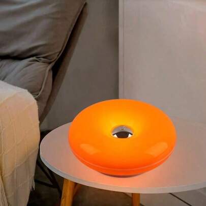 1-Pack Donut Atmosphere Wall Lamp - LED Eye Protection Decorative Lamp, USB Powered, Touch Control Switch Wall Lamp/Table Lamp Dual-Purpose Decorative Lamp, 3 Colors Dimmable - Suitable For Bedside Lamp Hallway, Bedroom, Living Room, Study Room Decoration