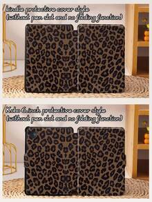Tablet Protective Case With Leopard Print Pattern, Compatible With IPad 9.7/10.2/10.5/10.9/12.9/Pro 11, 10th Generation, Compatible With Samsung Galaxy Tab S6 Lite 10.4-Inch, Compatible With Kindle Paperwhite 12th Gen 2024, 2022 Kindle (11th Generation), Soft Anti Drop, Smart Stand/Automatic Wake-Up/Sleep. Plant Pattern Protective Cover.
