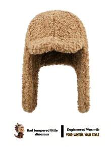 1 Stück Unisex Ohrenschutz Trappermütze, warm thermisch gefütterte Wintermütze mit Ohrklappen für Outdoor, Radfahren, Skifahren, Flieger