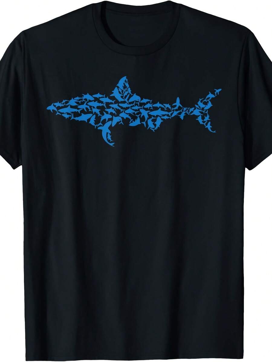 Great White Shark - Sharks Silhouette Shark Fish White Shark T-Shirt - 款式16 - 查看 1