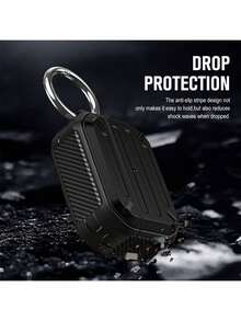 Military Industry Anti-Fall Thickened Apple Bluetooth Earphone Case, Earphone Charging Case Protective Cover