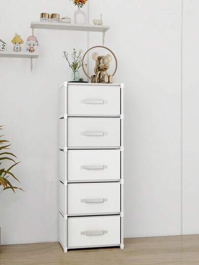 Multifunctional Portable Cube Storage Cabinet With Drawers, Dustproof Wardrobe, Shelves, Shoe Rack, Freestanding Display, Easy Assembly, Floor Standing Storage Rack For Bedroom, Living Room, Kitchen, Office, Holiday Decor, Christmas Gift