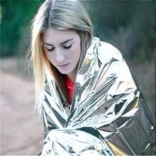 2/4/6-Pack Extra-Large Emergency Survival Blanket, 210*130 Cm - Heavy-Duty Insulation And Lightweight Aluminum Foil, Extreme Cold Weather Survival, Lightweight And Compact, Suitable For Outdoor Camping, Hiking, Trekking, Evacuation, Family, Extreme Cold Weather Shelter, Outdoor Survival Essential, Very Suitable For Personal