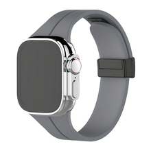2025 New Folding Buckle Silicone Magnetic Strap, 2025 Upgraded Version Specially Designed For All Series, Precise Fit For Mainstream Models, Buckle Size Perfectly Matches The Watch Body, No Additional Tools Required, Easy To Match For Instant Refresh